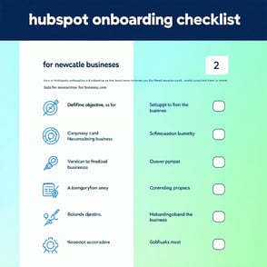 HubSpot Onboarding Checklist for Newcastle Businesses